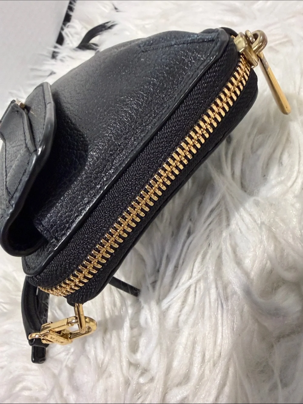 TUMI Crossbody with Gold tone Logo Accent Plate - Picture 7 of 16
